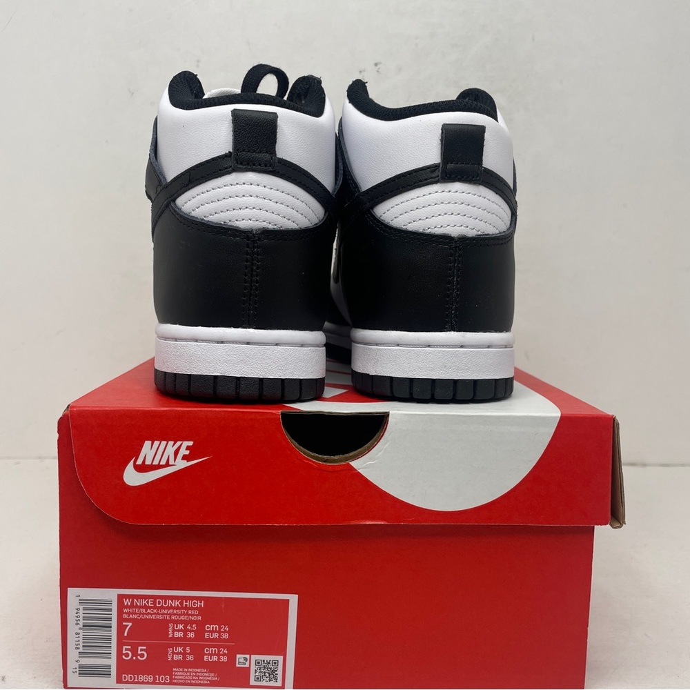 Nike Dunk High WMNS “Panda/Black White” 2023 - Picture 4 of 4